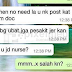 'No Need Post Kat FB Macam Doc, Tak Rasa Malu Ke Jadi Nurse?'