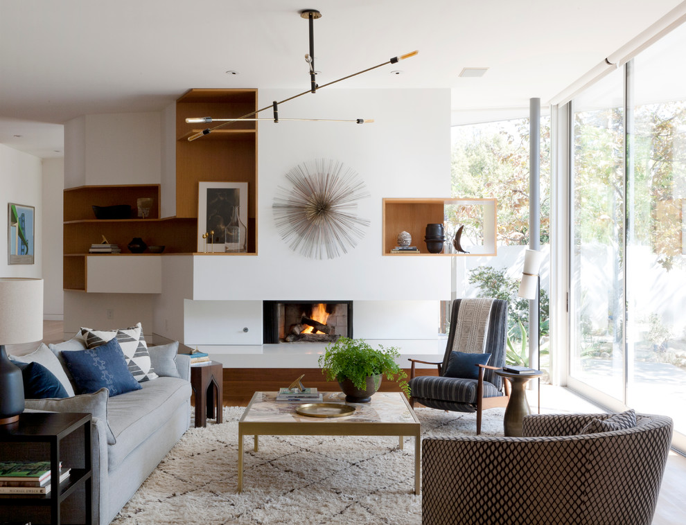 Rustic Elegant Modern Farmhouse Living Room on Hello Lovely