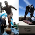 Messi's statue vandalised in Buenos Aires