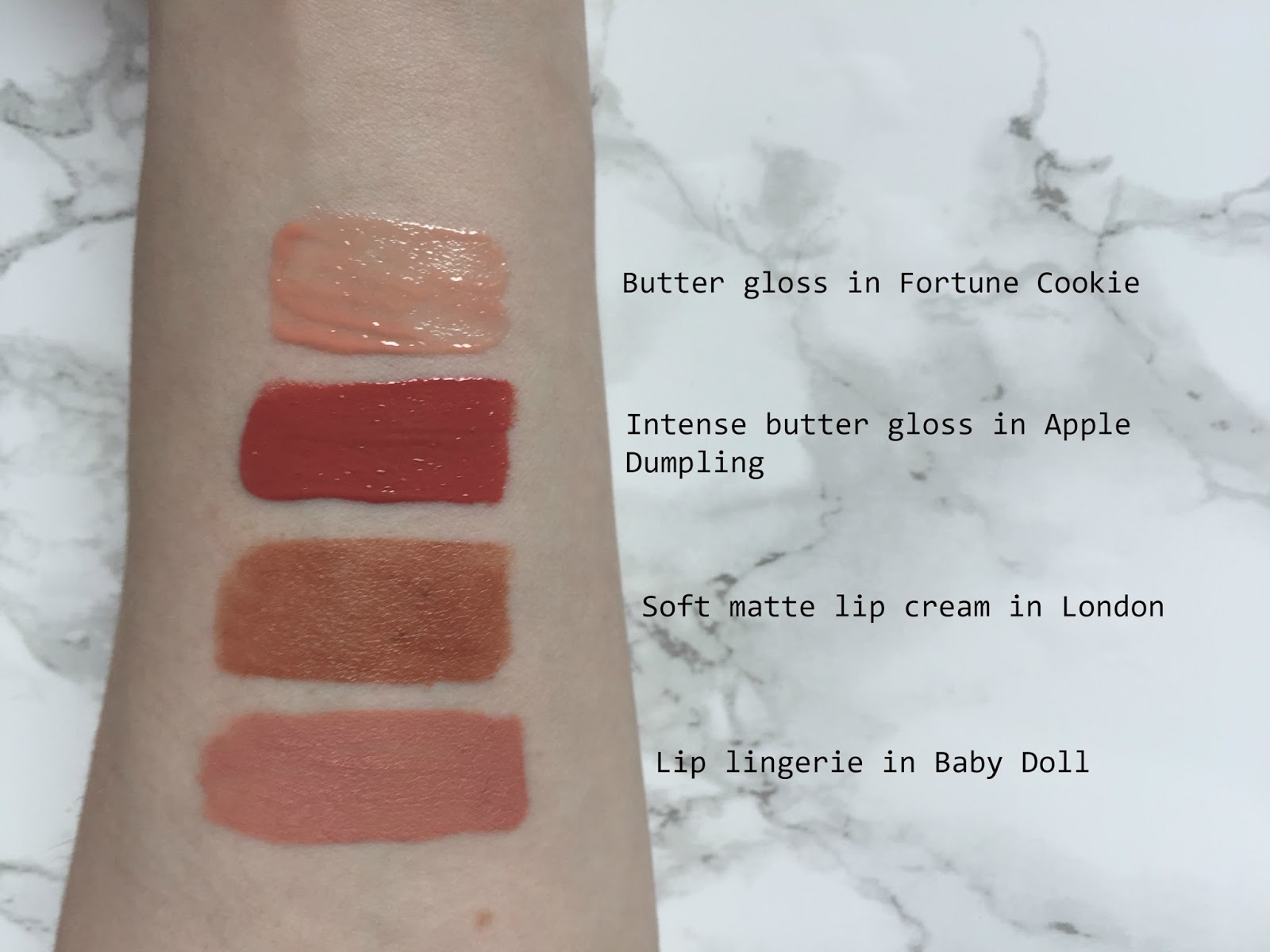NYX LIP PRODUCTS MATTE VS GLOSSY OLIVIA ETC