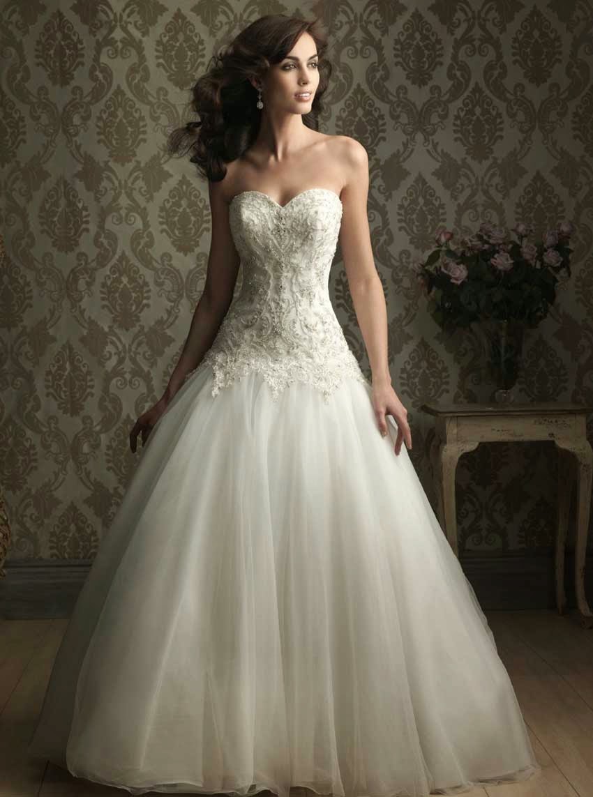 Wedding Dress with Sweetheart Neckline Concepts Ideas