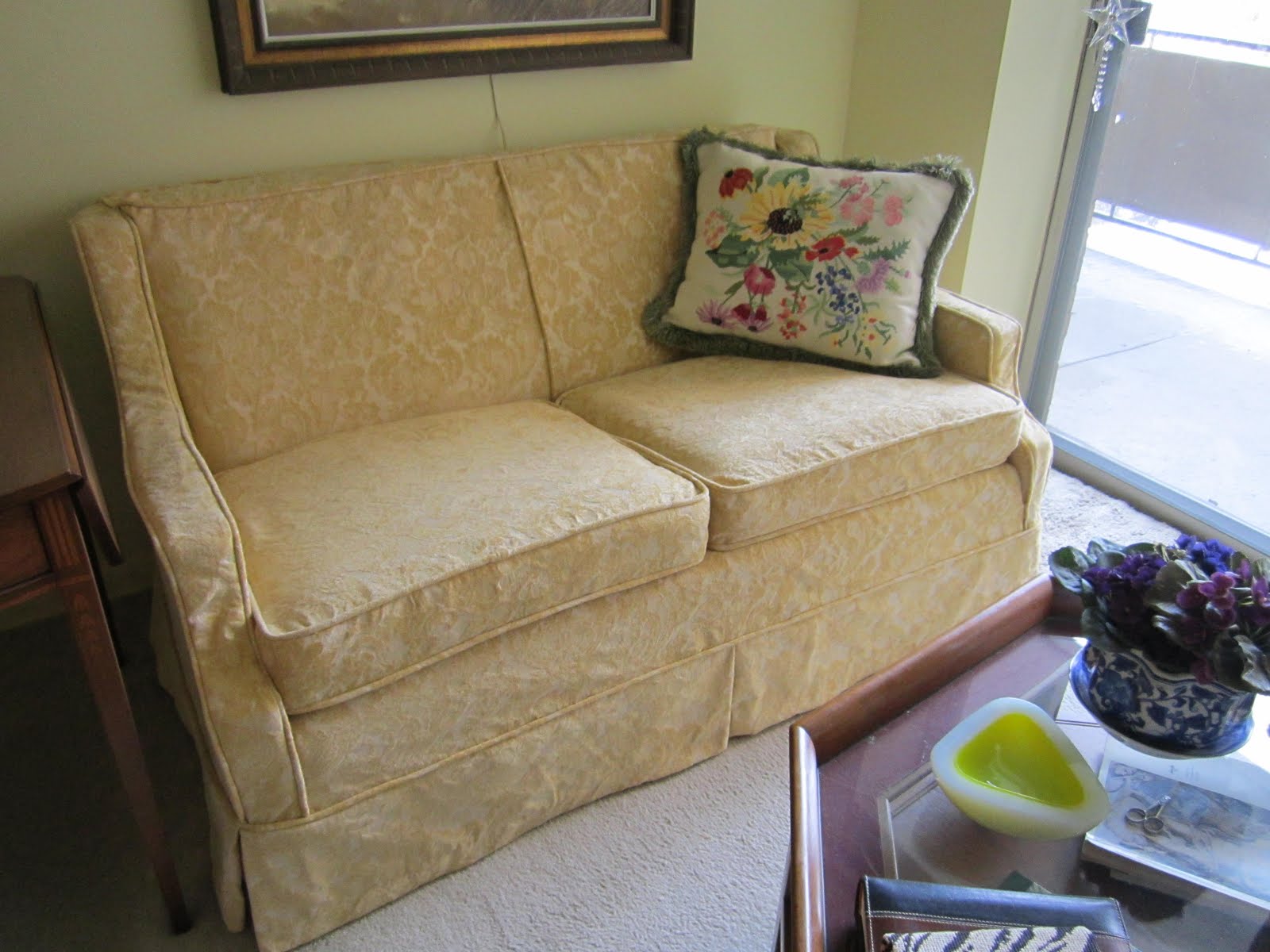 Custom Made Slipcovers Loveseats