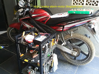 Cara pasang alarm motor pada Yamaha Vixion Old Cara pasang alarm motor pada Yamaha Vixion Old