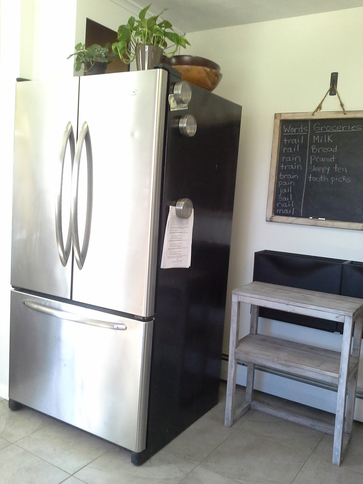 Lilly's Home Designs What To Do With The Space Over The Refrigerator?