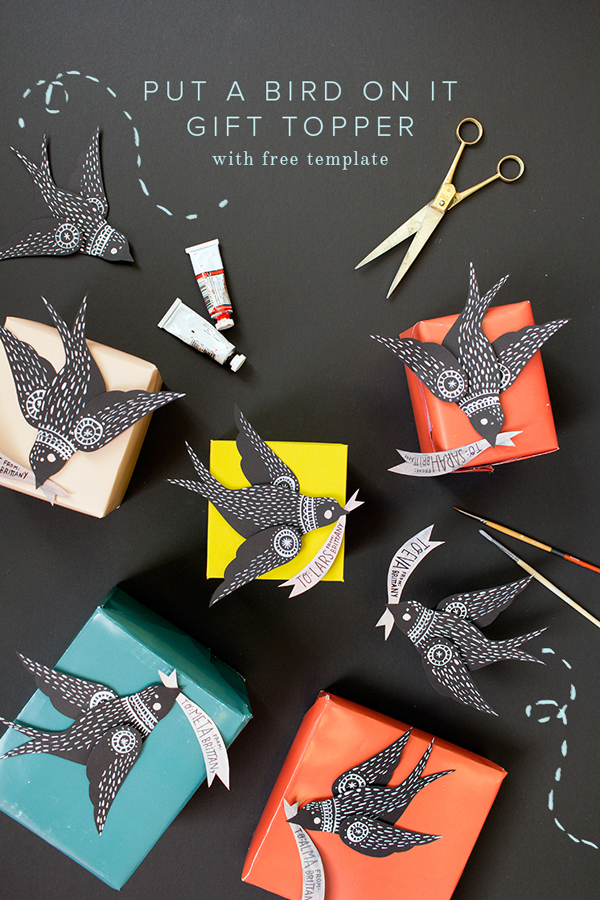 Pappersfåglar, av Brittany Watson Jepsen från The House That Lars Built alicia sivert alicia sivertsson påsk easter skapa skapande kreativitet creativity create diy peppiga påskprojekt 2016 påskpeppen hantverk handarbete handicraft craft do it yourself pynt påskpynt för vuxna