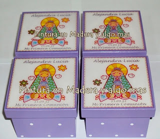 Pintura en Madera y algo mas : RECUERDOS PRIMERA COMUNION