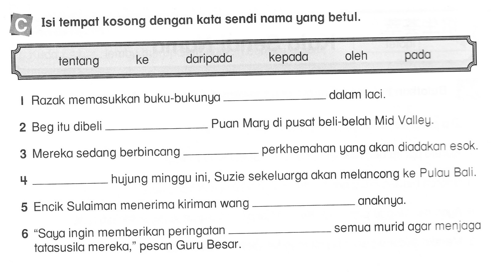 Bahasa Malaysia Tay Bee Wah D20102044879 EL- K04: Kata 