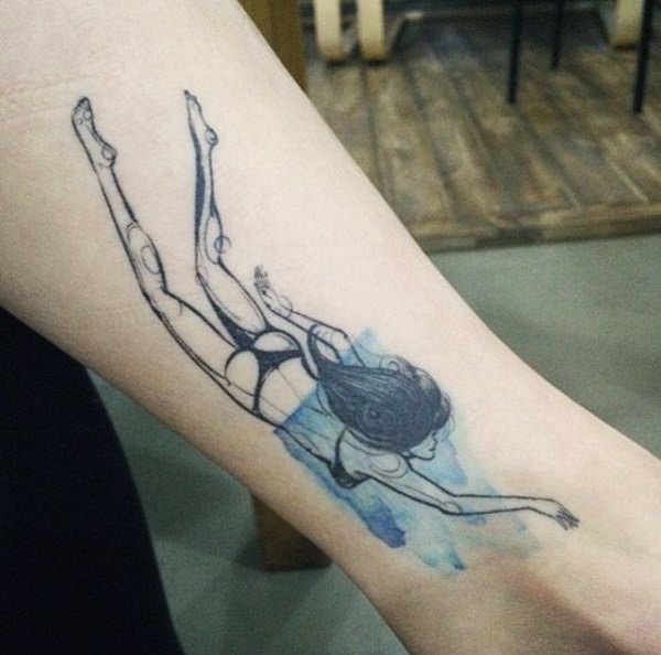 Mini tatuagens femininas para os tornozelos Mini tatuagens femininas para os tornozelos
