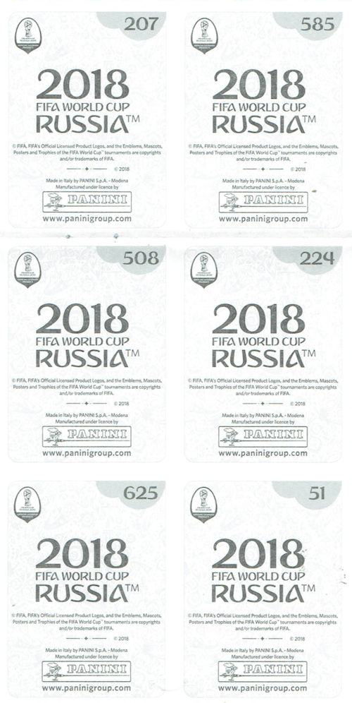 Pegatinas Panini Mundial 2018 Pegatinas Panini FIFA Mundial 2018 Rusia - Lote A Elegir (5,10,20,50,100), Sin Pegar Coleccionar Pegatinas Panini - Foto 2