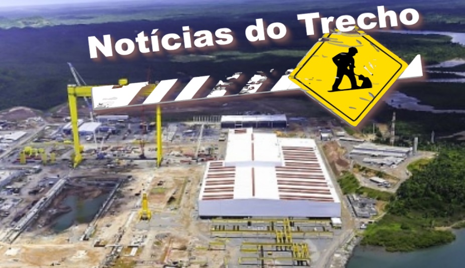 Resultado de imagem para Estaleiro Enseada na Bahia noticias trecho