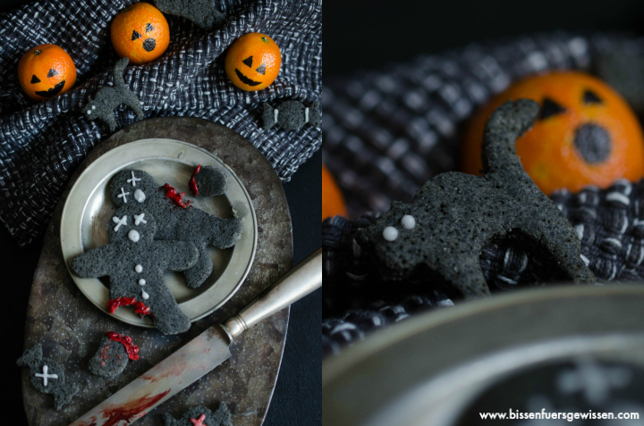{Rezept} Schwarze Kekse für Halloween - Boooh! - Bissen fürs Gewissen