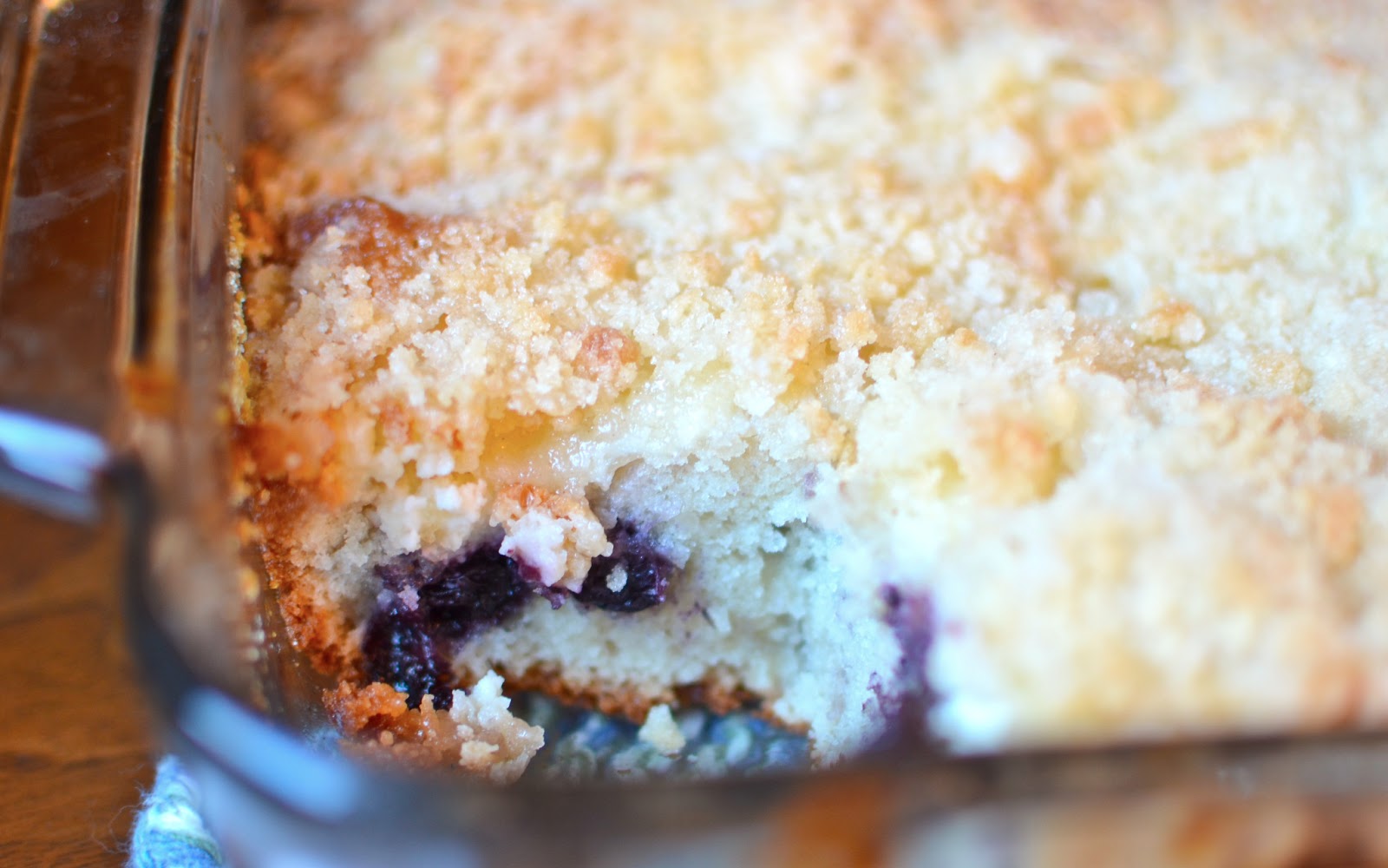 Yammie's Noshery Blueberry Cream Cheese Coffee Cake with Crispy Butter