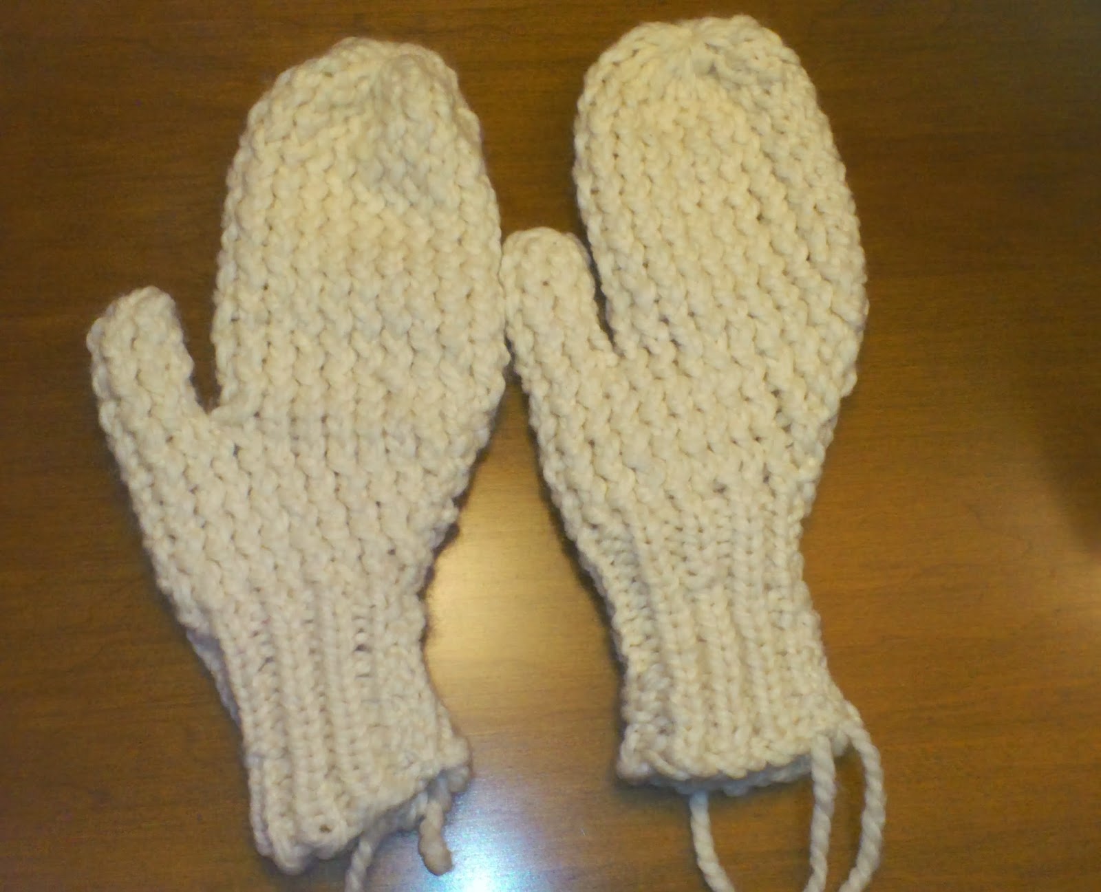 Knitting the Wrong Way? Loom Knit Mittens