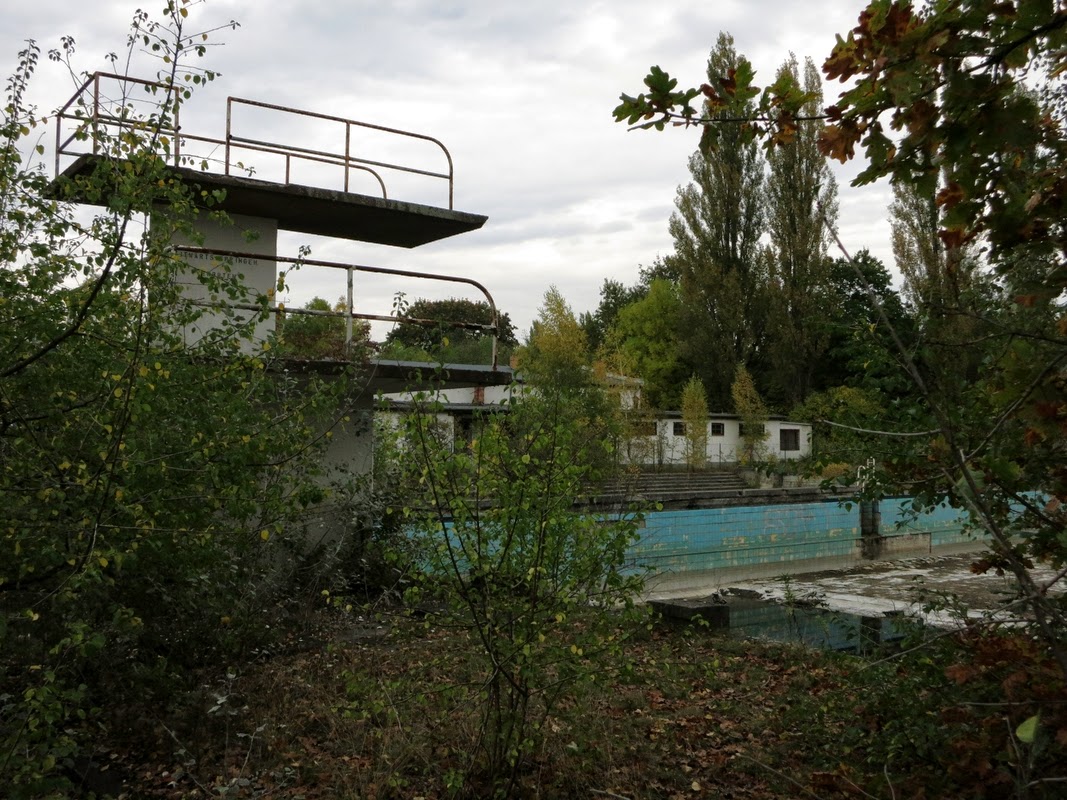 Freibad Lichtenberg. Заброшенный бассейн в Лихтинберге