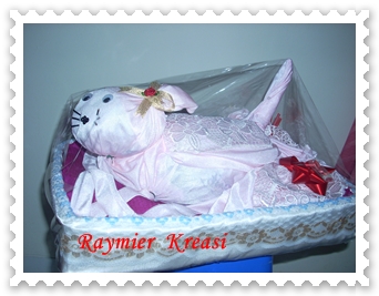 Raymier Kreasi Hantaran  Dari Baju  Tidur  Bentuk Kucing 