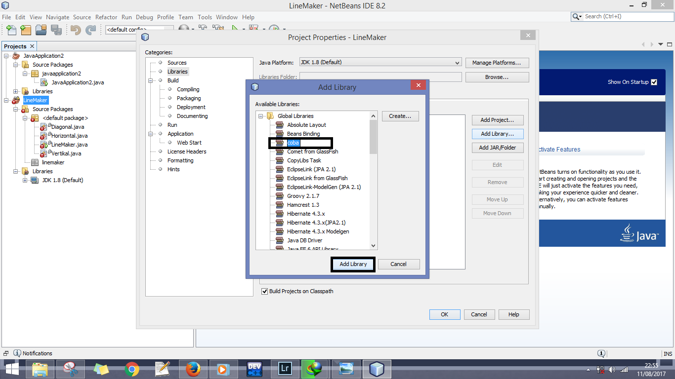 Integrasi LWJGL (Lightweight Java Game Library) ke dalam netbeans REPELA