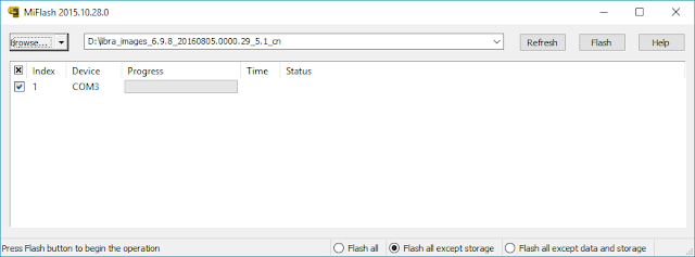 Cara Flash ROM Resmi Mi 4C Dari ROM Distributor Locked Bootloader Lengkap