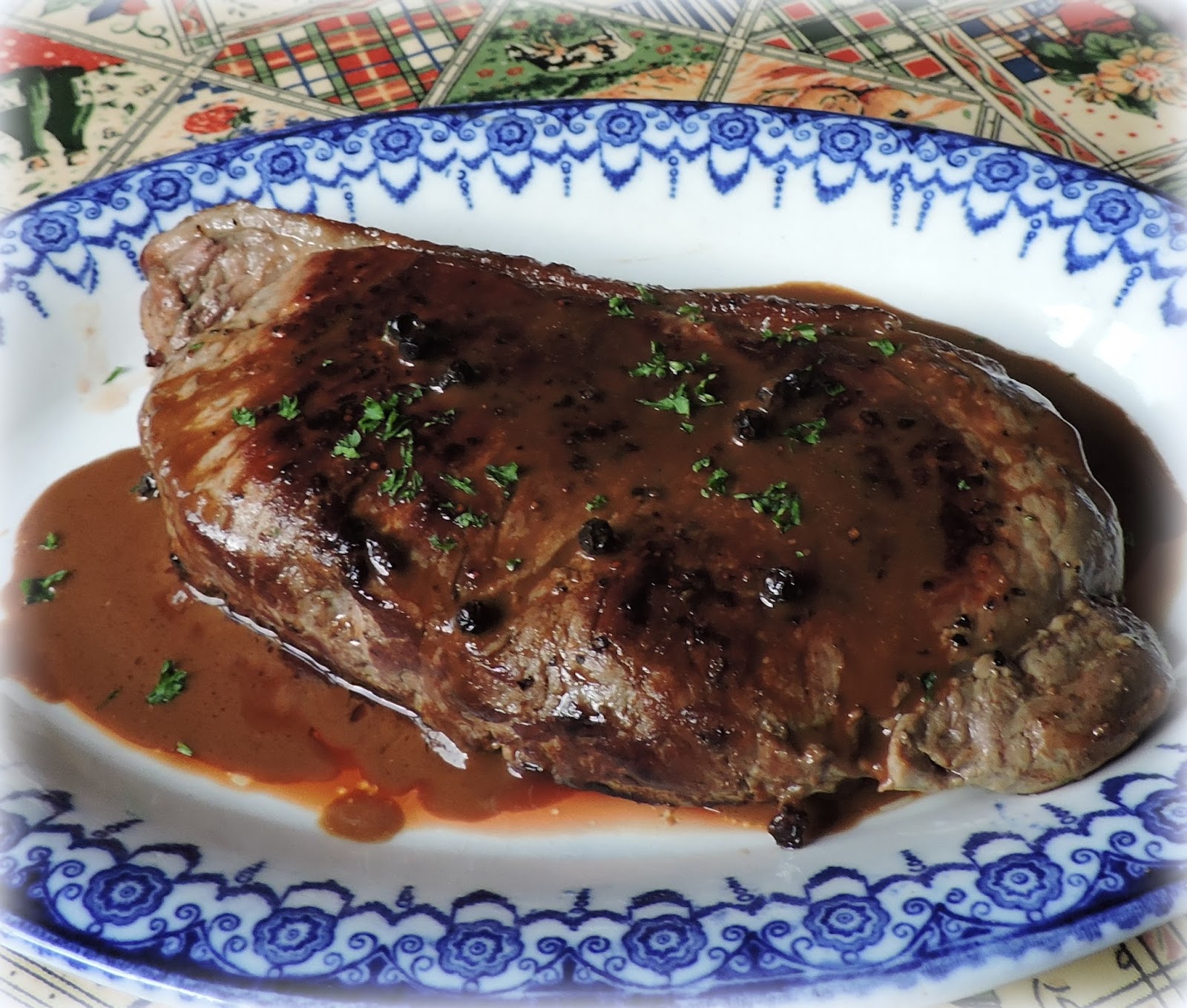 Steak with Whiskey Peppercorn Sauce The English Kitchen