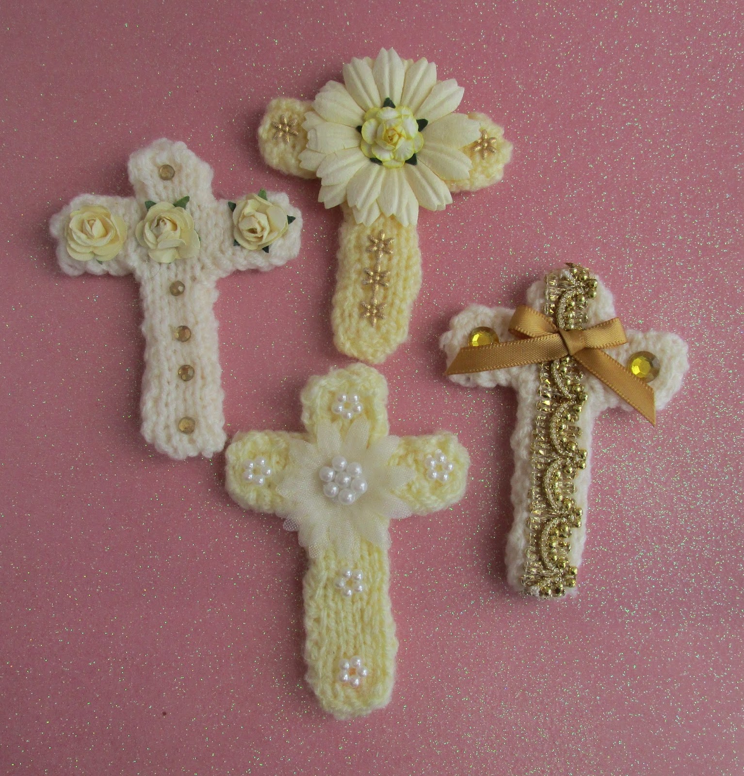 Taffy Lass Knits Knitted Cross