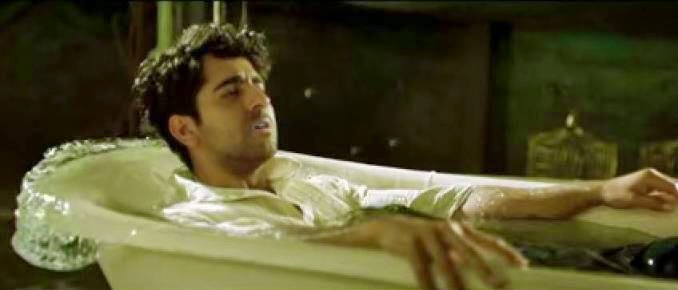 Ayushmann Khurrana in Hawaizaada Depressed Ayushmann Khurrana in bath tub for Hawaizaada movie