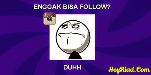 kenapa tidak bisa follow orang lain di instagram