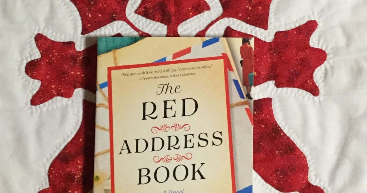 The Literate Quilter The Red Address Book by Sofia Lundberg