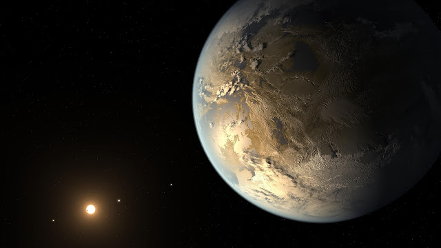 Artist’s impression of the First Earth-size Planet in the Habitable Zone Kepler-186f