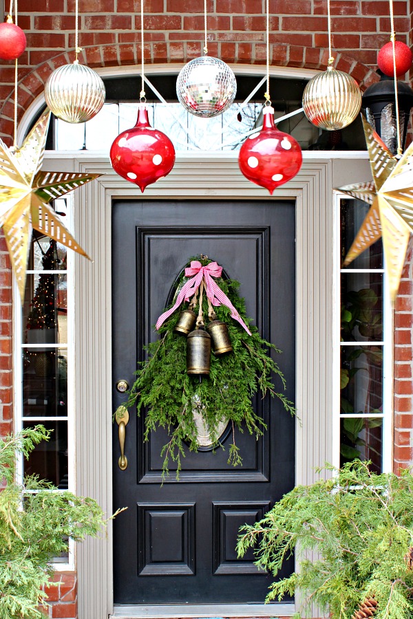 2016 CHRISTMAS HOME TOUR PART 3- FRONT PORCH AND ENTRY | Dimples and ...