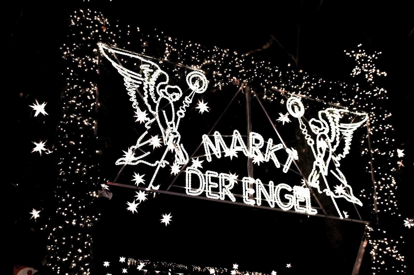 Markt der Engel Market Entrance Markt der Engel Cologne Christmas Market Entrance