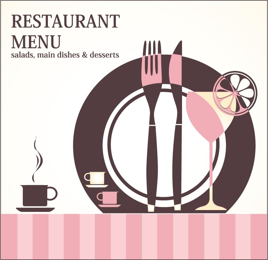 Happy Delicious Stuff Clip Art Restaurant Menu Design Happy Delicious Stuff Clip Art Restaurant Menu Design