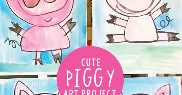 Cute Piggy Art Project | From the Pond
