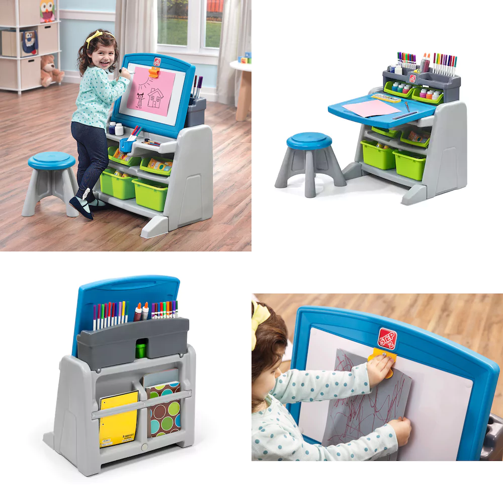 Kohls 35 99 Reg 89 Step2 Flip Doodle Easel Desk Stool 89 99 Step2 Flip Doodle Easel Desk Stool