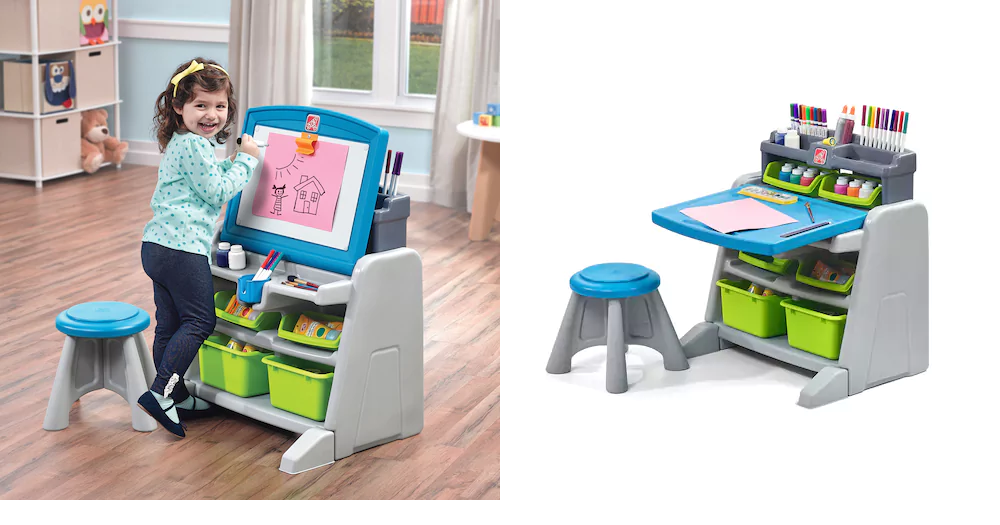 Kohls 35 99 Reg 89 Step2 Flip Doodle Easel Desk Stool 89 99 Step2 Flip Doodle Easel Desk Stool Qpanion