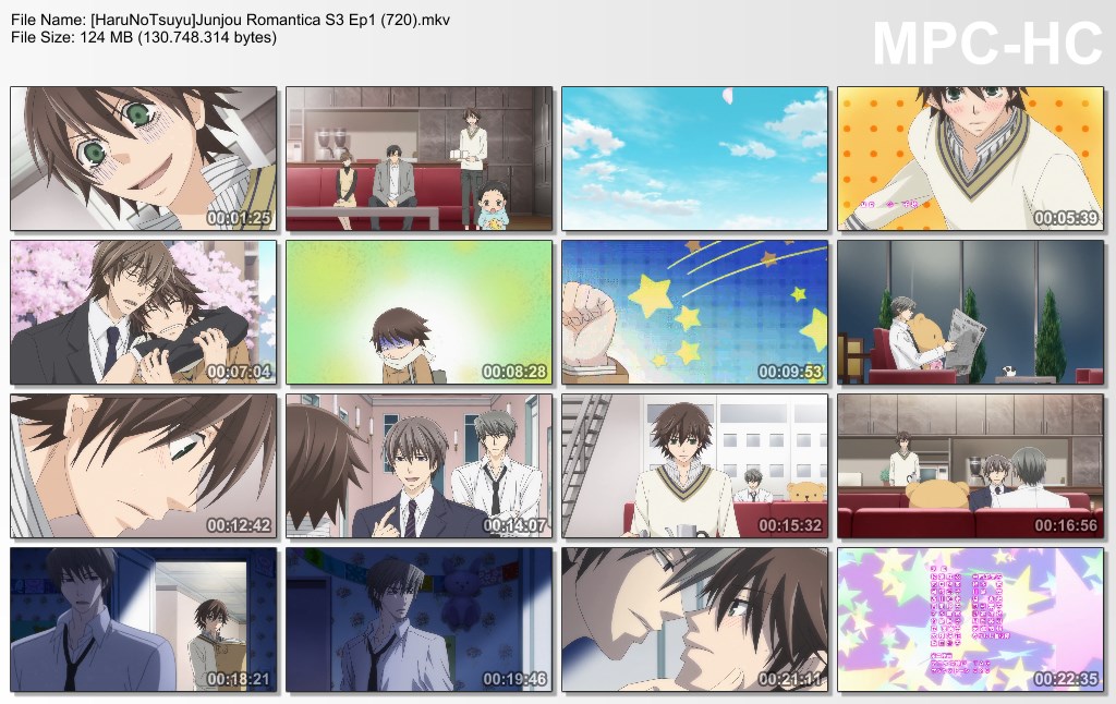 Junjou Romantica Season 3 Episode 1 Eng Sub sekai-hatsukoi.blogspot.com