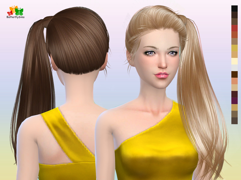 My Sims 4 Blog 164 Hair For Females By Butterflysims