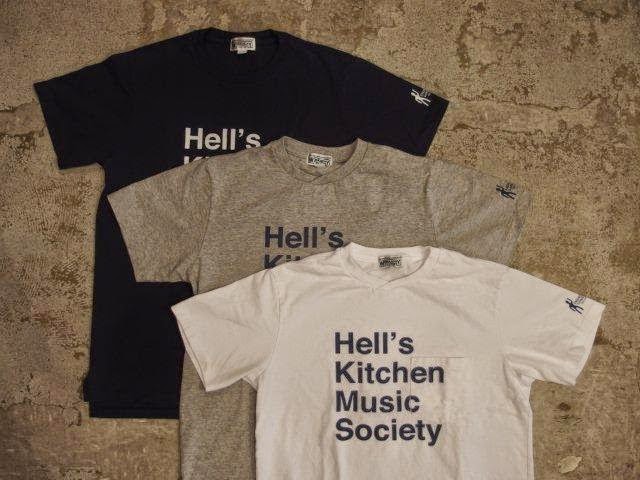 NEPENTHES NY × Engineered Garments × SUNRISE MARKET Crossing Crew T-shirt with Hell's Kitchen Music Society Print 