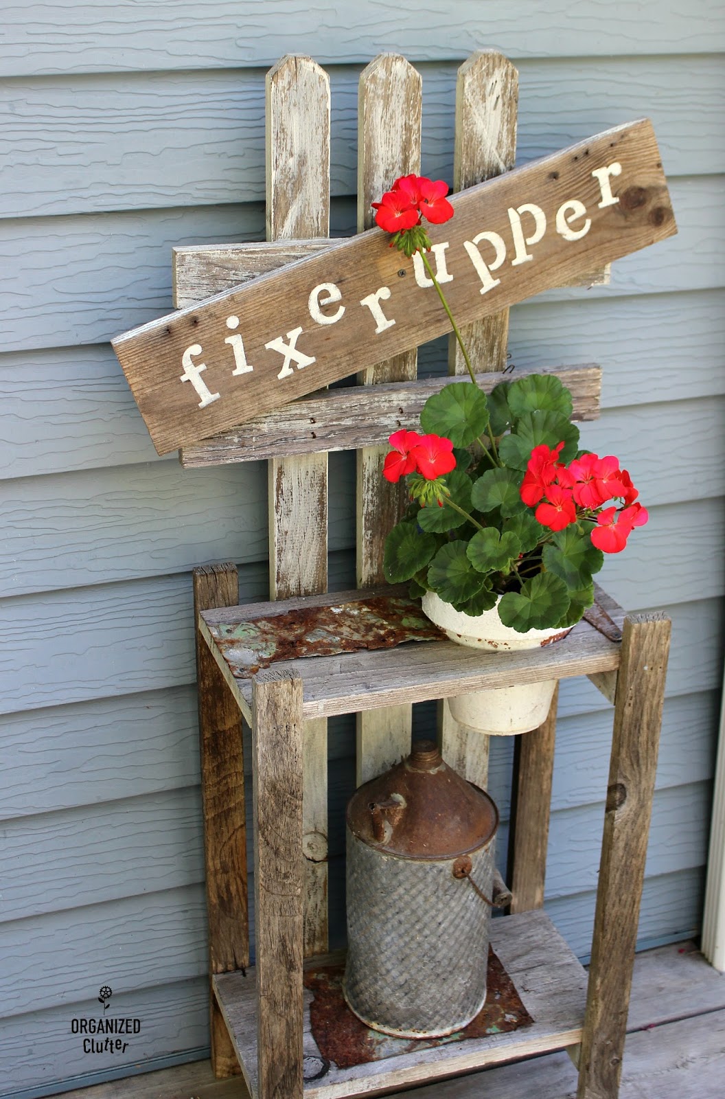 A Fixer Upper Junk Garden Plant Stand Organized Clutter
