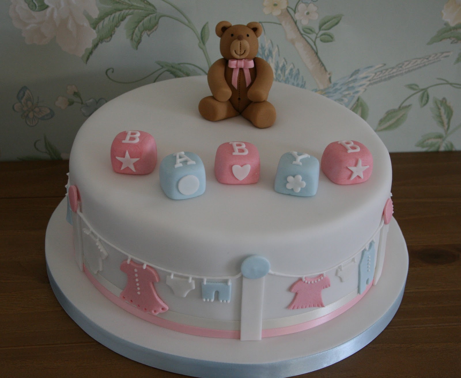 Lauralovescakes Baby Shower Cake
