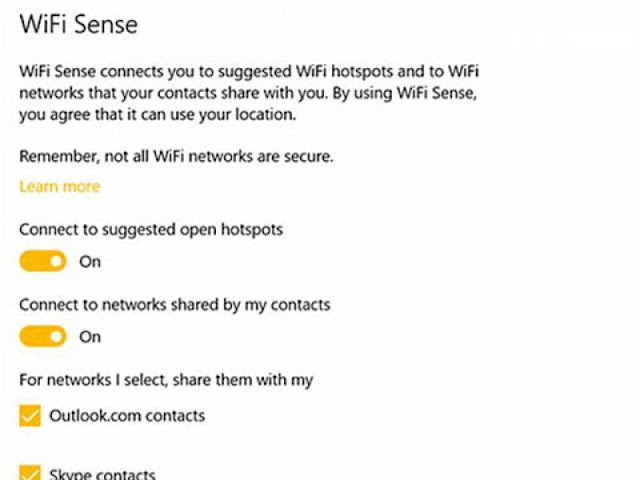 WiFi Sense