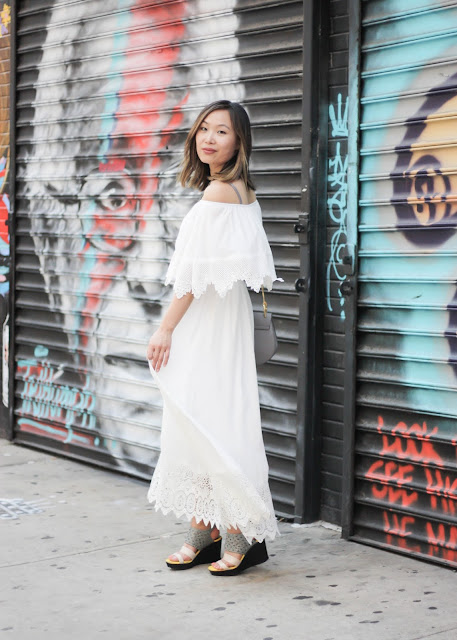 Layers of Chic Romantic Off the Shoulder Dress Romantic Off the Shoulder Maxi Dress