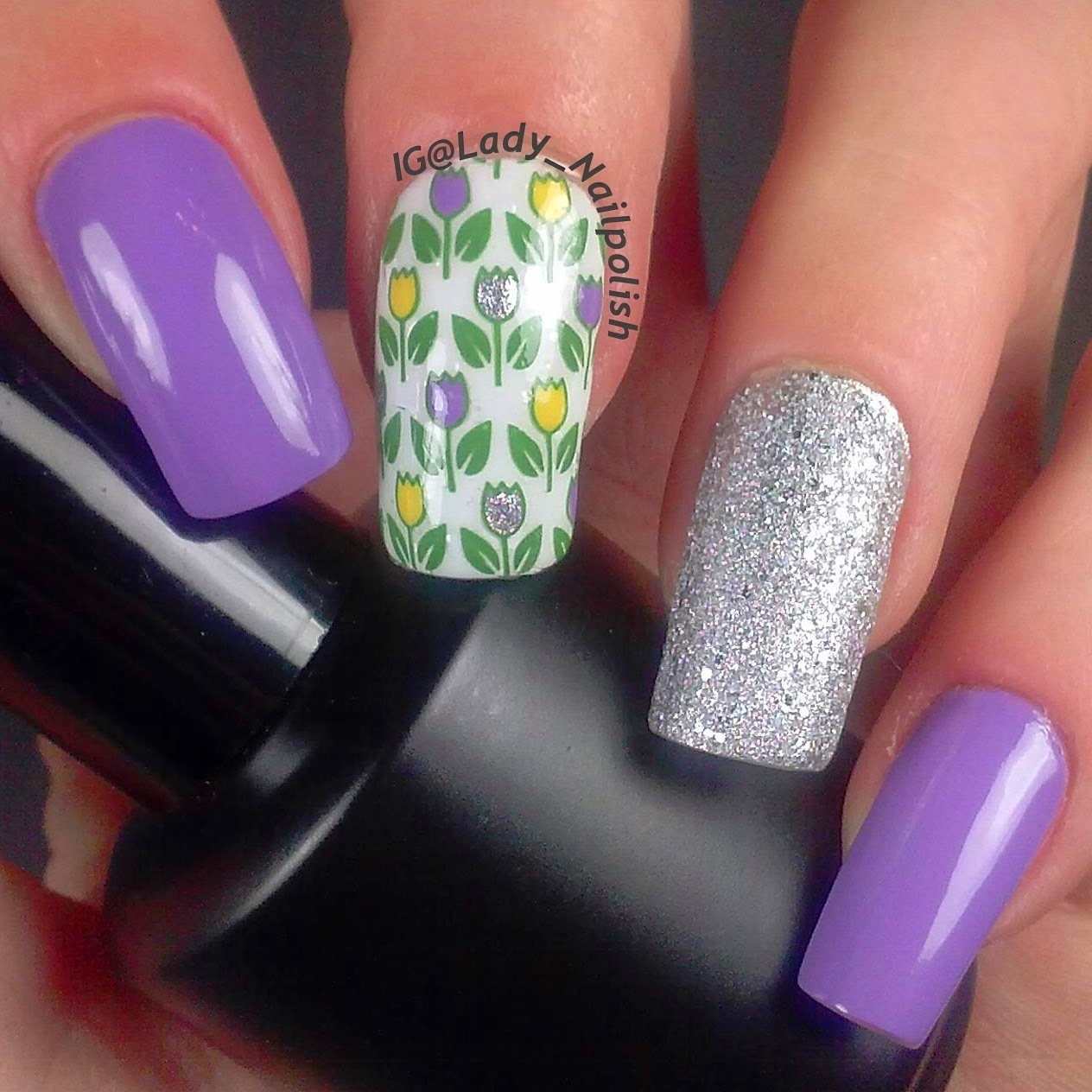 MoYou PRO XL 14: Spring Tulips Manicure