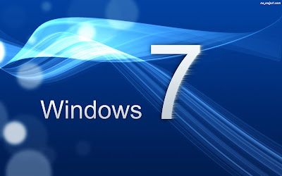 Microsoft Windows 7 Blue Logo Wallpaper