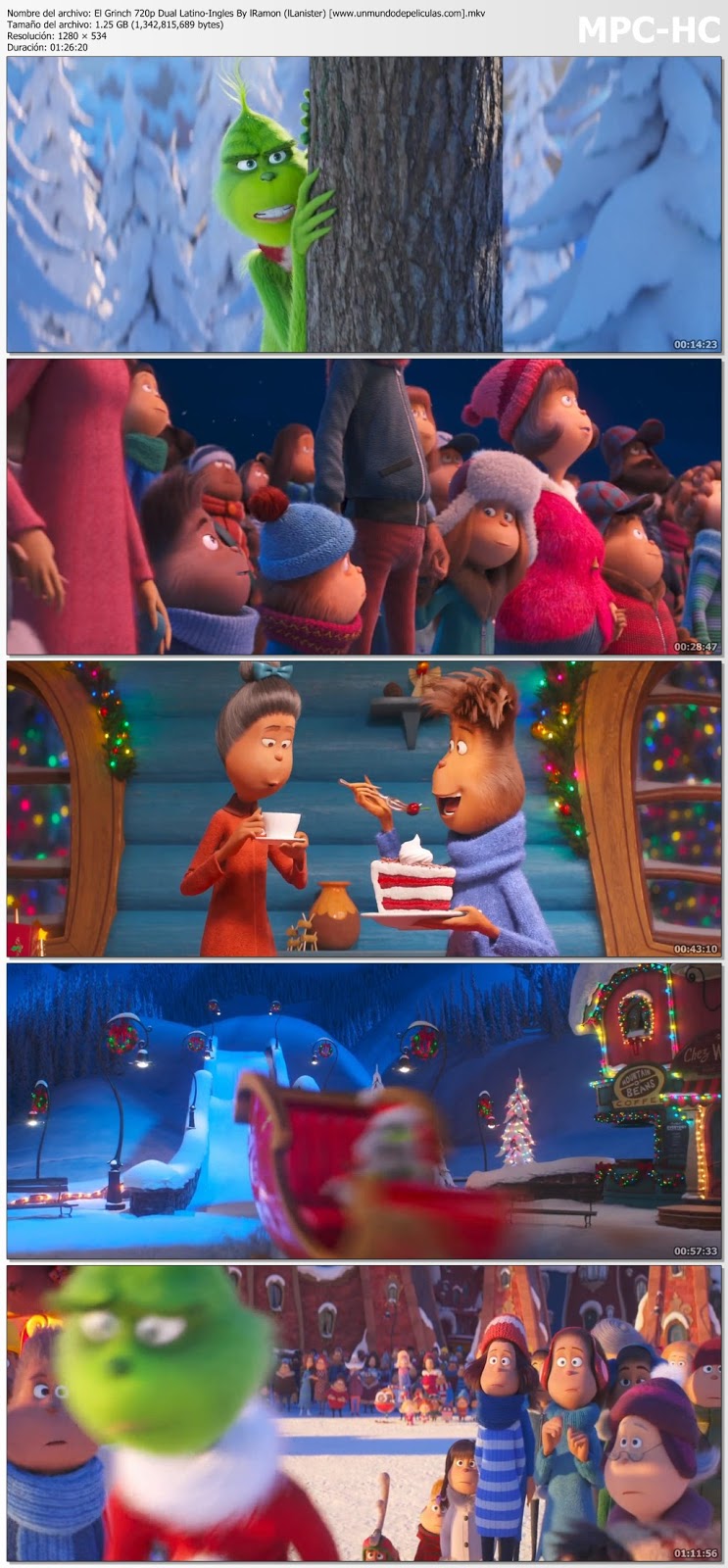Capturas de la película.