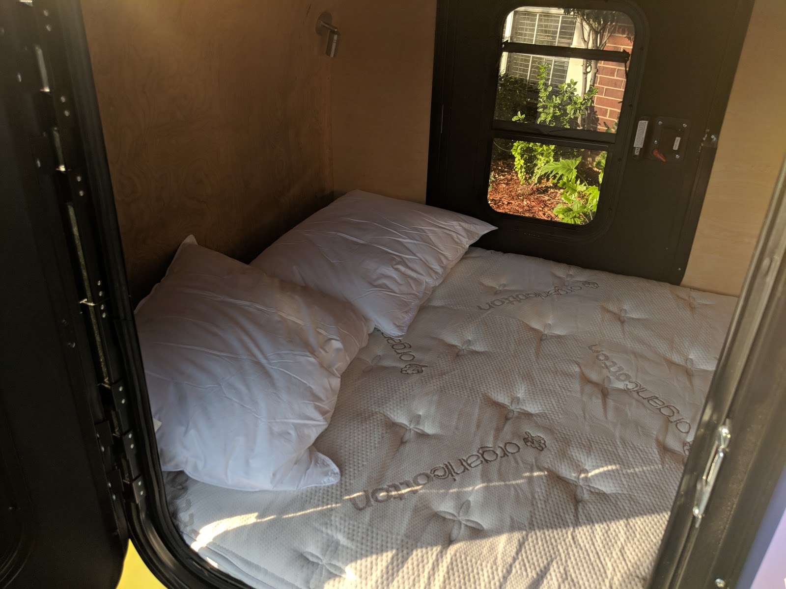 Teardrop Trailer Build Journal Day 30 Installing Doors & Mattress