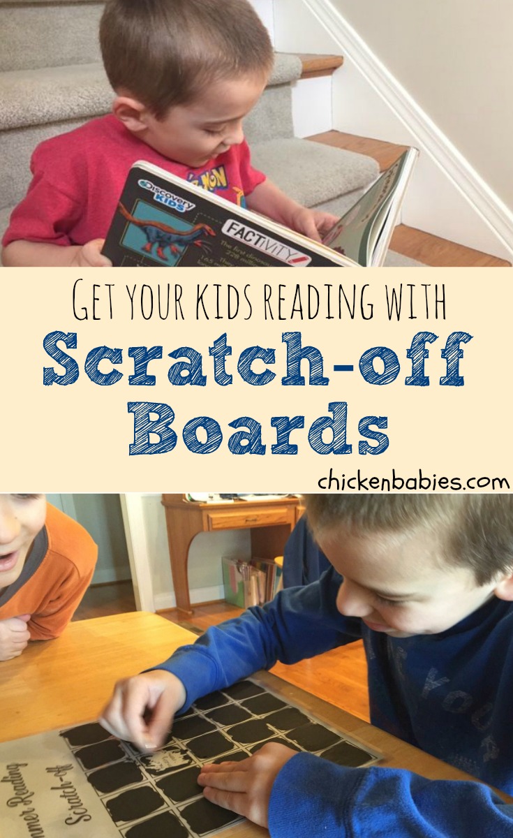 chicken babies Summer Reading Scratchoff Boards