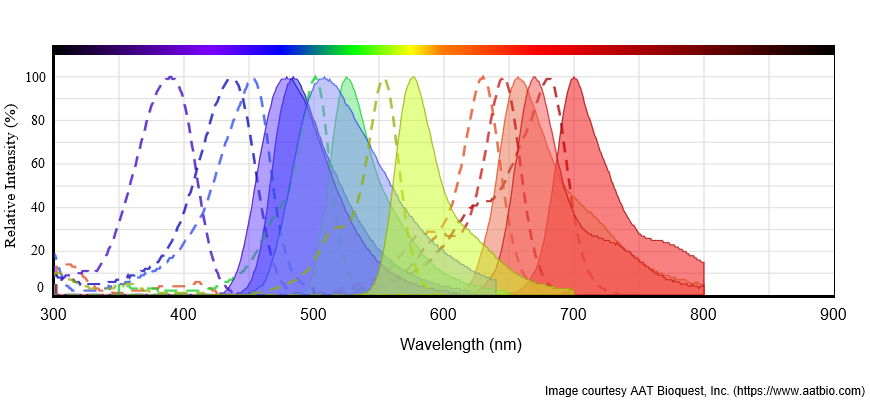 Atto 550 excitation emission