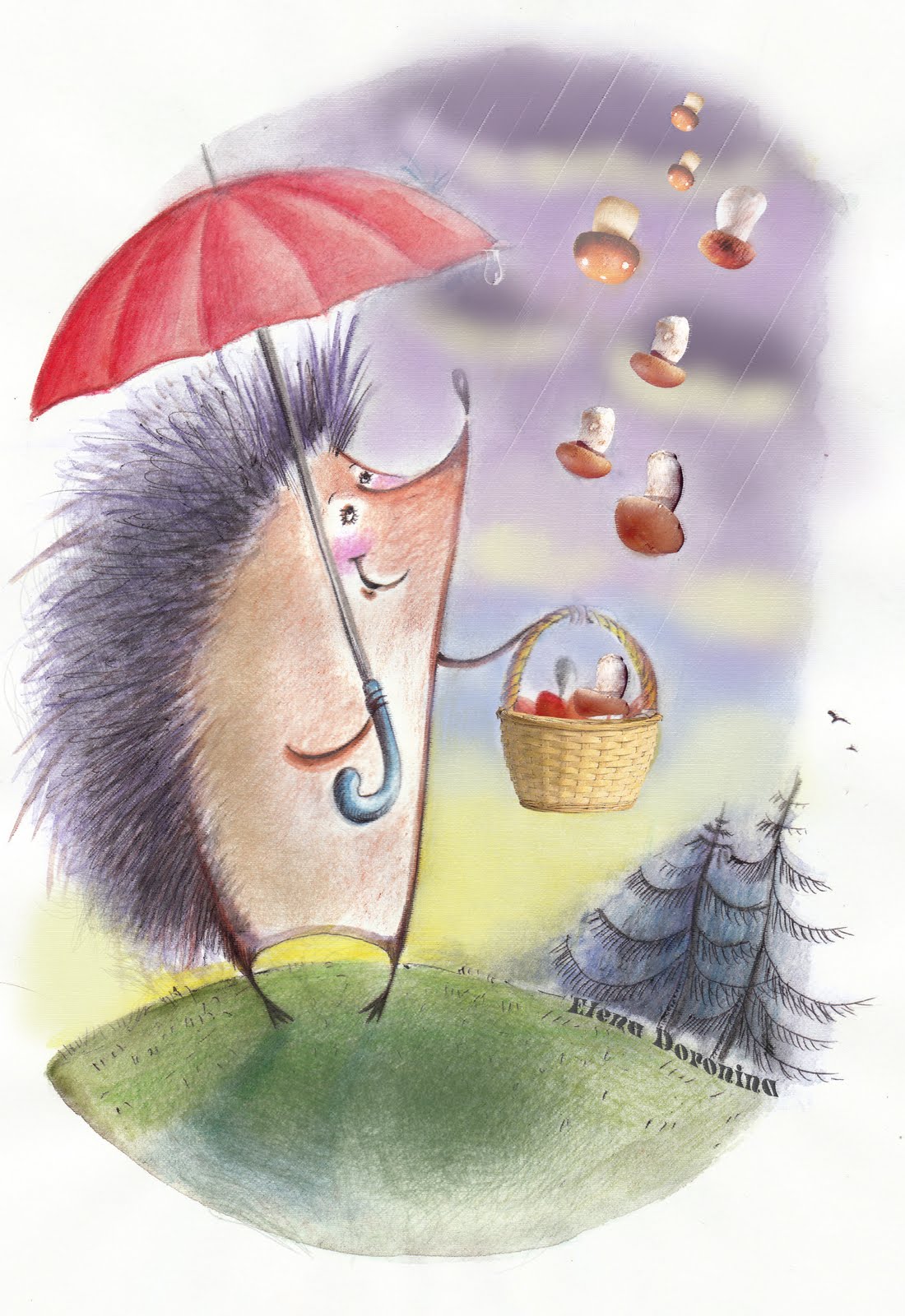 Сказки в красках: Грибной дождь /Mushroom rain/