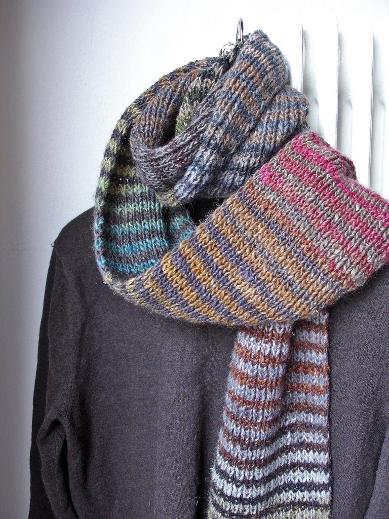 Free Knit Scarf Pattern Knitting Patterns