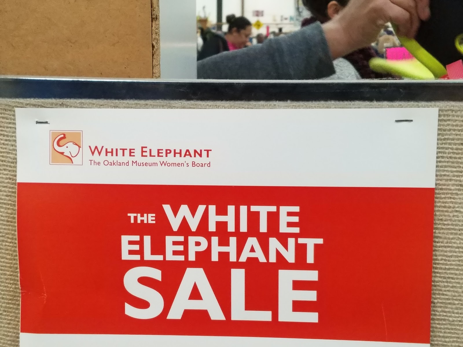 Adventures in Weseland 2018 Oakland Musuem White Elephant Sale