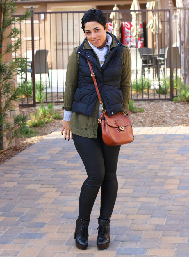 Six Tricks To Layering + OOTD Puffer Vest & Coated Jeans Fashion